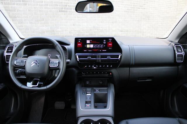 Citroen C5 Aircross 1.2 Hybrid 136PK Max Automaat, Luxe Lederen bekleding, 360 camera, navigatie, elekr. stoelen, CruiseControl, Applecarpl./Andr. Auto