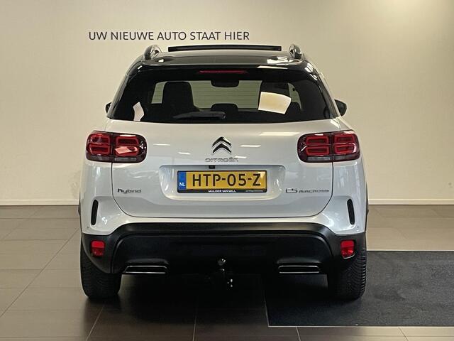 Citroen C5 Aircross Shine Pack 1.6 HYbrid PHEV 225pk ë-EAT8 | TWO-TONE! | SCHUIF/KANTELDAK | TREKHAAK | HANDSFREE A.KLEP | ADAPTIVE CRUISE | CAMERA | NAVI | NAPPA LEDER | STOELVERW. | DAB+