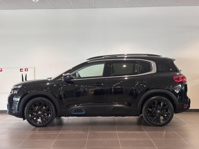 Citroen C5 Aircross Shine Pack 1.6 HYbrid PHEV 225pk e-EAT8 | BLACK EDITION | SCHUIF/KANTELDAK | NAPPA LEDER | HANDSFREE A.KLEP | ADAPTIVE CRUISE | STOELMASSAGE | NAVI | 360° CAMERA