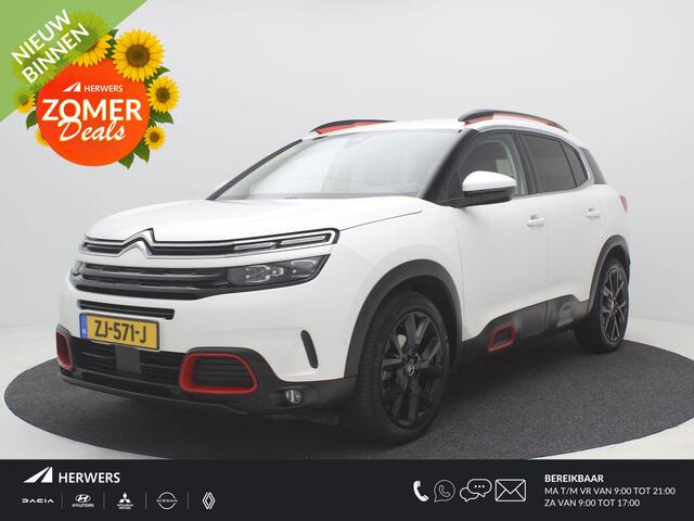 Citroen C5 Aircross 1.6 PureTech 181PK Shine AUTOMAAT / Trekhaak / Adaptieve Cruise Control / 1500KG trekgewicht / 19" LMV / Navigatie / Achteruitrijcamera / Historie aanwezig / Apple CarPlay & Android Auto /