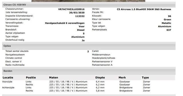 Citroen C5 Aircross 1.5 HDI 131PK Business / Navigatie / Pdc.+Camera / airco-ecc./ Apple Carplay /