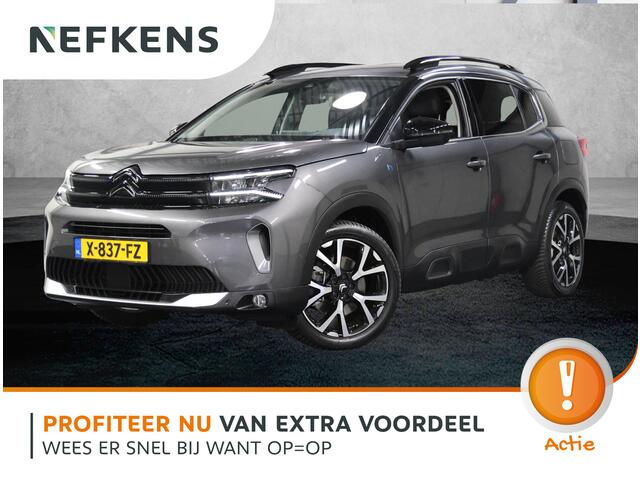 Citroen C5 Aircross 1.6 Plug-in Hybrid 225PK Shine | AppleCarPlay/AndroidAuto | Lederen Bekleding | Cruise Control | Camera | Navigatie | Keyless Start | FULL LED | Stoelverwarming | Privacy Glass | Isofix |