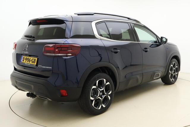 Citroen C5 Aircross 1.6 Plug-in Hybrid Max 180 PK | Automaat | Afneembare Trekhaak | Lederen Bekleding | Panorama Dak | Elektrisch verstelbare Stoelen | Cruise Control | Mirror Screen | Draadloze telefoonlader