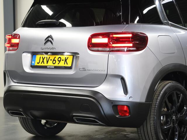 Citroen C5 Aircross 1.6 Plug-in Hybrid 180PK Max | 1ste eigenaar | AppleCarPlay/AndroidAuto | Lederen/Stof Bekleding | Schuifkanteldak | Cruise Control | 360'Camera | Navigatie | Keyless | LED | Isofix | Privacy Glass | Two-tone | Elektrische Achterklep |