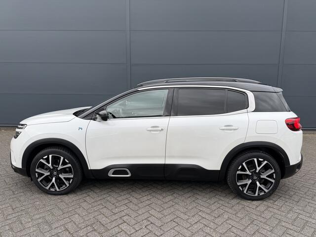 Citroen C5 Aircross 225pk Hybrid Shine (Elektrisch Schuifdak - Leder incl verwarming/massage/geheugen - Trekhaak - Elektrische Klep - 360gr Camera - Adaptieve Cruise Controle - 19"- LED - Keyless Entry)