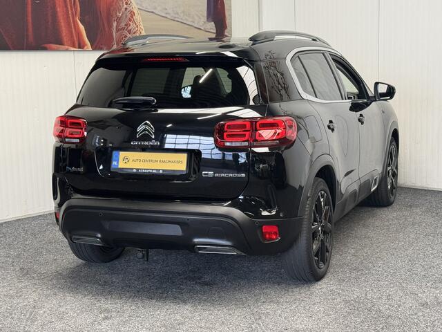 Citroen C5 AIRCROSS 1.6 PLUG-IN HYBRID 225 SHINE 181 PK NAVIGATIE PANORAMA SCHUIF/KANTELDAK CRUISE CONTROL APPLE CARPLAY/ANDROID RIJSTROOKSENSOREN DODEHOEKSENSOREN AFN. TREKHAAK ZEER MOOI !! 3010 DEK