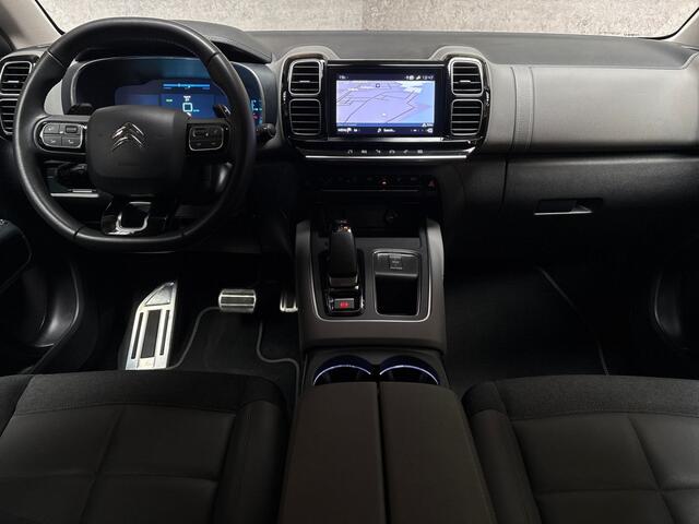 Citroen C5 Aircross 1.6 Plug-in Hybrid 225 Deluxe 225Pk Automaat (APPLE CARPLAY, GROOT NAVI, LEDER, 360 CAMERA, ADAPTIVE CRUISE, SPORTSTOELEN, GETINT GLAS, TREKHAAK, NIEUWSTAAT)