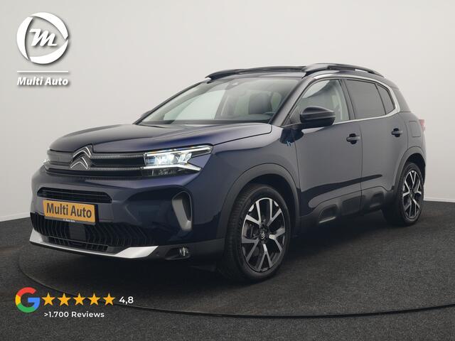 Citroen C5 Aircross 1.6 Shine FACELIFT MODEL PHEV 225pk Dealer O.H. | Panodak | Adaptive Cruise | 360 Camera | Lederen Comfortzetels Memory & Massage | Stoelverwarming | Apple Carplay | Blis | Keyless | Navigatie | DAB | Plug In Hybrid |