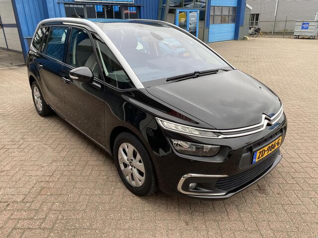 Citroen GRAND C4 PICASSO 1.2 PureTech Feel Automaat, 7 zits, cruise control, achteruitrij camera, dodehoek detectie, zeer ruime auto, panoramische voorruit, keyless,