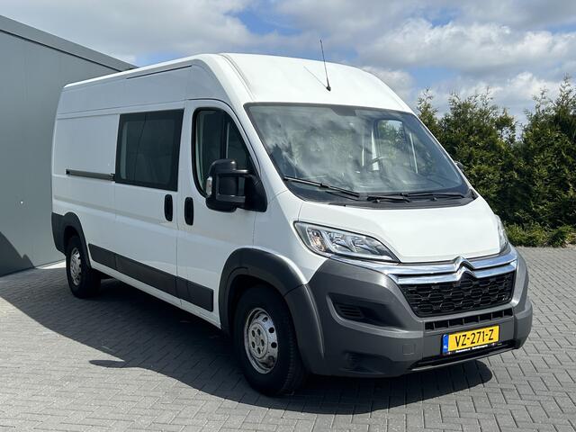 Citroen JUMPER 35 2.2 150 PK ZWAAR / L4H2 MAXI / 7 PERS DUBBELE CABINE / 1e EIG. / AIRCO / CAMERA / BLUETOOTH / INRICHTING / DUBBEL CABINE / 7 PERSOONS