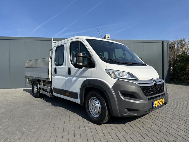 Citroen JUMPER 2.2 HDI 150 PK ZWAAR / 3 ZIJDIGE KIPPER / 49.400 KM / L4 MAXI / 1e EIG. / 7 PERSOONS DUBBEL CABINE / AIRCO / NAVI / CAMERA / 3 TONS TREKHAAK