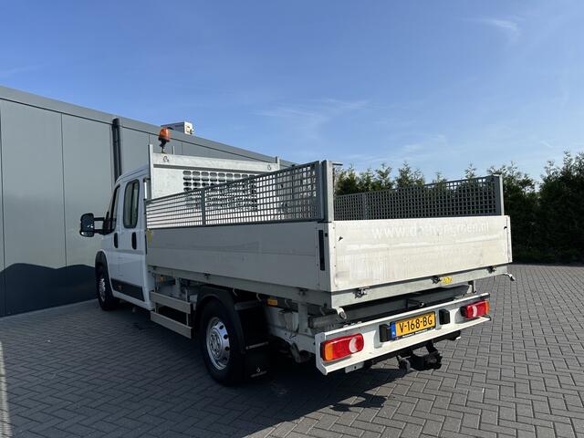Citroen JUMPER 2.2 HDI 150 PK ZWAAR / 3 ZIJDIGE KIPPER / 49.400 KM / L4 MAXI / 1e EIG. / 7 PERSOONS DUBBEL CABINE / AIRCO / NAVI / CAMERA / 3 TONS TREKHAAK