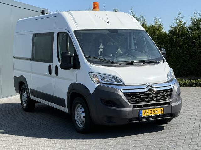 Citroen JUMPER 2.2 HDI 131 PK ZWAAR / L2H2 / 1e EIG. / 7-PERS DUBBELE CABINE / AIRCO / 3 TONS TREKHAAK / CAMERA / INRICHTING