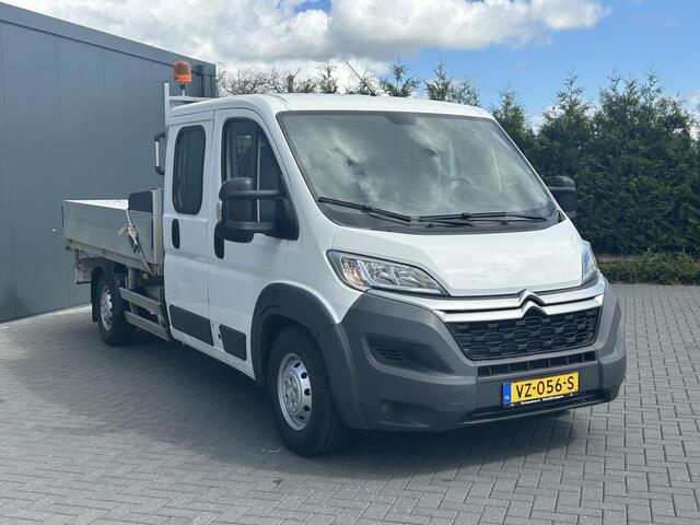 Citroen JUMPER 2.2 HDI 150 PK PICK UP / 3 ZIJDIGE KIPPER / L4 MAXI / 1e EIG. / 7 PERS. DUBBEL CABINE / AIRCO / NAVI / CAMERA / 3 TONS TREKHAAK