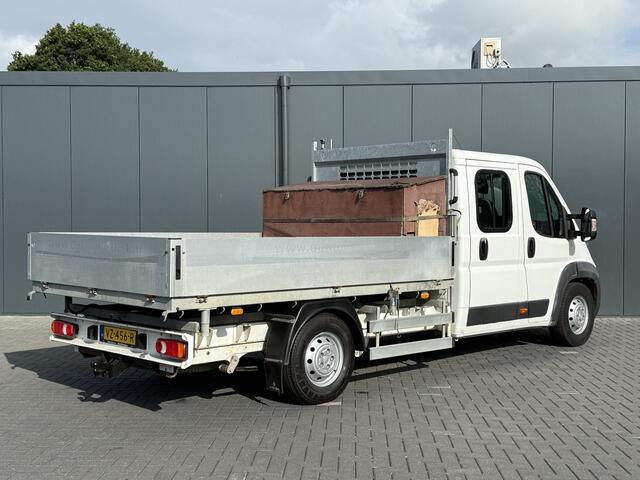 Citroen JUMPER 2.2 HDI 150 PK PICK UP / 3 ZIJDIGE KIPPER / L4 MAXI / 1e EIG. / 7 PERS. DUBBEL CABINE / AIRCO / NAVI / CAMERA / 3 TONS TREKHAAK