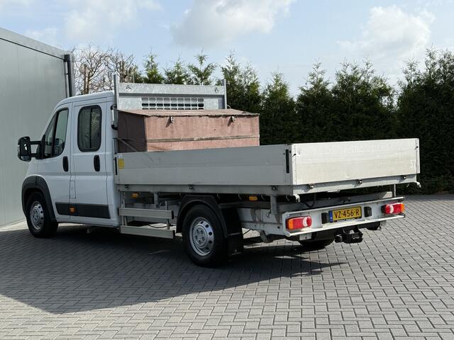 Citroen JUMPER 2.2 HDI 150 PK PICK UP / 3 ZIJDIGE KIPPER / L4 MAXI / 1e EIG. / 7 PERS. DUBBEL CABINE / AIRCO / NAVI / CAMERA / 3 TONS TREKHAAK