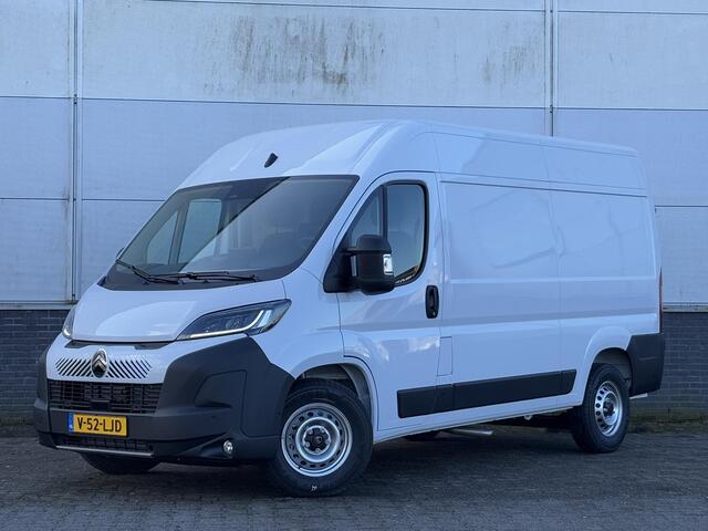 Citroen JUMPER L2H2 3.5t 2.2 BlueHDI 140pk EAT8 | BPM vrij | Multimedia | NAVI | Apple Carplay | Android Auto | DAB+ radio | Achteruitrijcamera | Surround view | Parkeersensoren voor en achter | Dode hoek detectie | Adaptive cruise control | Keyless entry | Climate cont