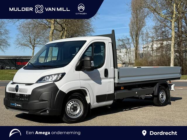 Citroen JUMPER ë-Jumper L3 Pick-Up 4.25t Zwaar 110 kWh | NAVI | Multimediascherm groot | Apple Carplay | Android Auto | Achteruitrijcamera | Parkeersensoren achter | Bestuurdersstoel comfort met armsteun | Bank voorpassagiers | van ¤57.312 voor ¤43.865 ex. BTW rijklaar 