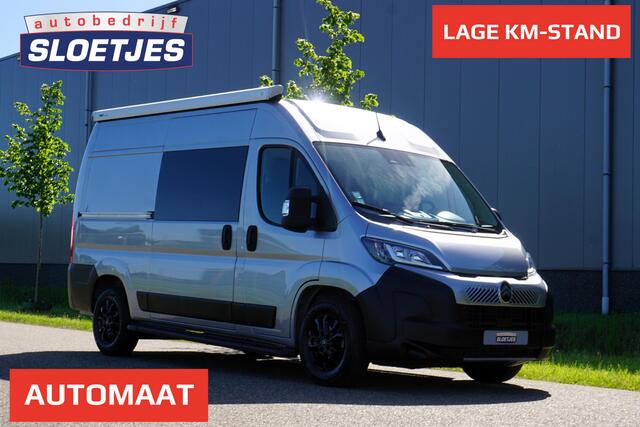 Citroen JUMPER 2.2 BlueHDi 140 L2H2 3.5t Automaat |Nieuwstaat |Luifel |Trekhaak |Camera |Cruise |Navi |Carplay |Android auto |Stoelverwarming |Metallic |Nieuwe type |2e airbag