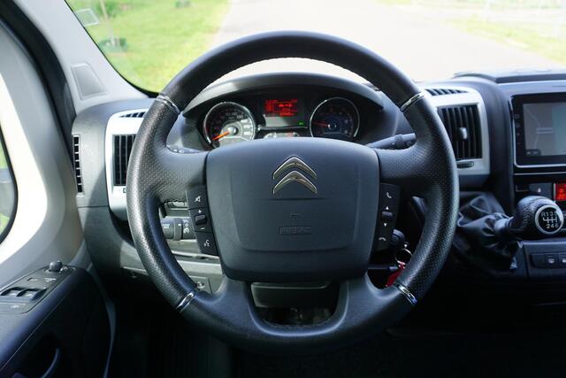 Citroen JUMPER 2.2 BlueHDi 165 L3H2 3.5t in Topstaat |Camera |Cruise |Navi |Lederen stuur |Betimmering |EURO6D |Climate control |Carplay |Android Auto |165 pk |Mooie Camperbasis |BPM vrij voor ondernemers