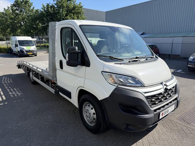Citroen JUMPER 165pk Zwaar Oprijwagen (Luchtvering - Trekhaak - Lier - Geveerde bestuurdersstoel - Automatische Airco - Navigatie - Alu opbergbak - Cruise Controle)
