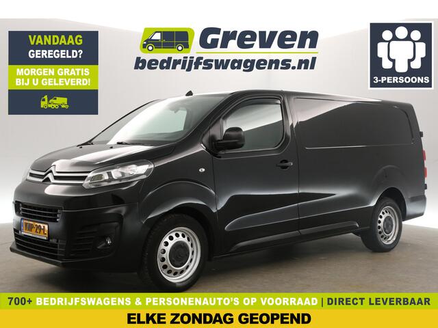 Citroen JUMPY 2.0 BlueHDI L3H1 Airco Cruise Carplay LED Parkeersensoren 3 Persoons Elektrpakket