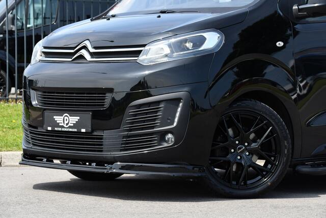 Citroen JUMPY 2.0 BlueHDI 180 XL DC Black Edition Adaptieve Cruise, 360 Camera, Head-up, 177PK, 2 x Schuifdeur, Trekhaak, Carplay, Stoelverwarming, UNIEK!