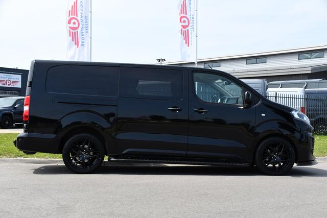Citroen JUMPY 2.0 BlueHDI 180 XL DC Black Edition Adaptieve Cruise, 360 Camera, Head-up, 177PK, 2 x Schuifdeur, Trekhaak, Carplay, Stoelverwarming, UNIEK!