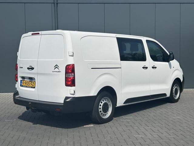Citroen JUMPY 2.0 BlueHDI 123 PK EURO 6 / L3H1 / DUBBELE CABINE 6-PERS / 2.5 TONS TREKHAAK / AIRCO / CRUISE / NAVI / CARPLAY