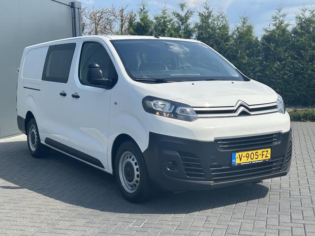 Citroen JUMPY 2.0 BlueHDI 123 PK EURO 6 / L3H1 / DUBBELE CABINE 6-PERS / 2.5 TONS TREKHAAK / AIRCO / CRUISE / NAVI / CARPLAY