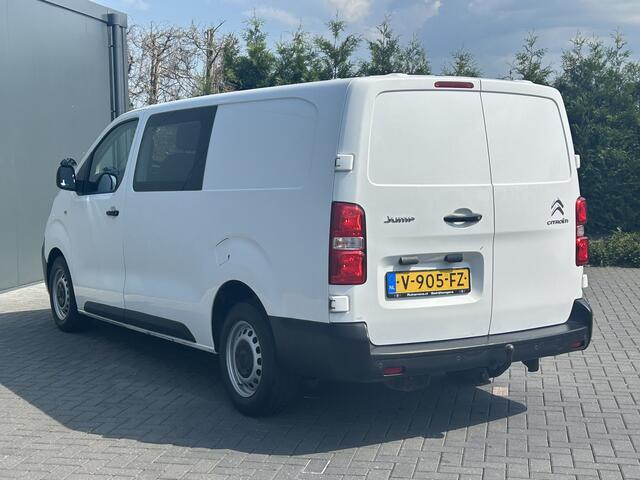 Citroen JUMPY 2.0 BlueHDI 123 PK EURO 6 / L3H1 / DUBBELE CABINE 6-PERS / 2.5 TONS TREKHAAK / AIRCO / CRUISE / NAVI / CARPLAY