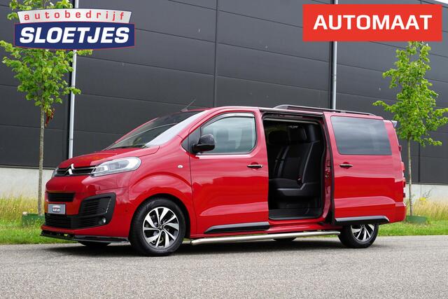 Citroen JUMPY 2.0 BlueHDI 180 XL Driver DC |Automaat |2 schuifdeuren |Achterdeuren |180 pk |Sport |Navi |Camera |Cruise |Keyless entry |Trekhaak |Clima |Xenon |Topstaat