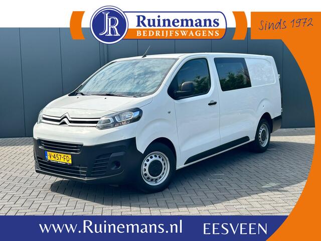 Citroen JUMPY 2.0 BlueHDI 122 PK / 1e EIG / L3H1 / INRICHTING / DUBBEL CABINE / 6 PERS. / DIGITALE BINNENSPIEGEL / AIRCO / CRUISE /