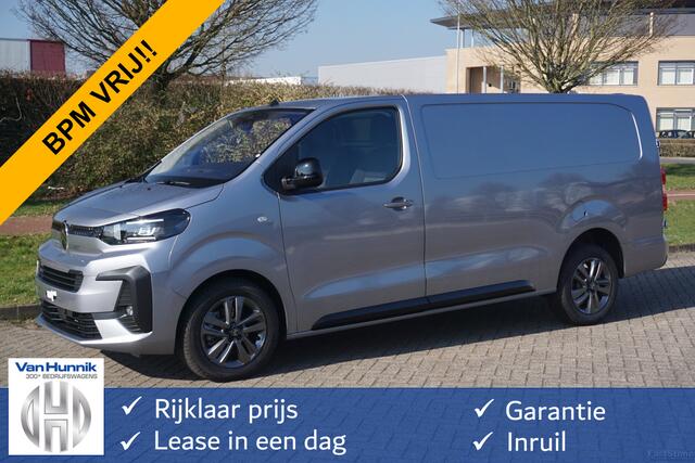 Citroen JUMPY 2.0D 180PK EAT8 Aut L3H1 BPM VRIJ!! LED, Navi, Clima, Camera, 17" LM, Stoel-Stoel!! Nr. W047*