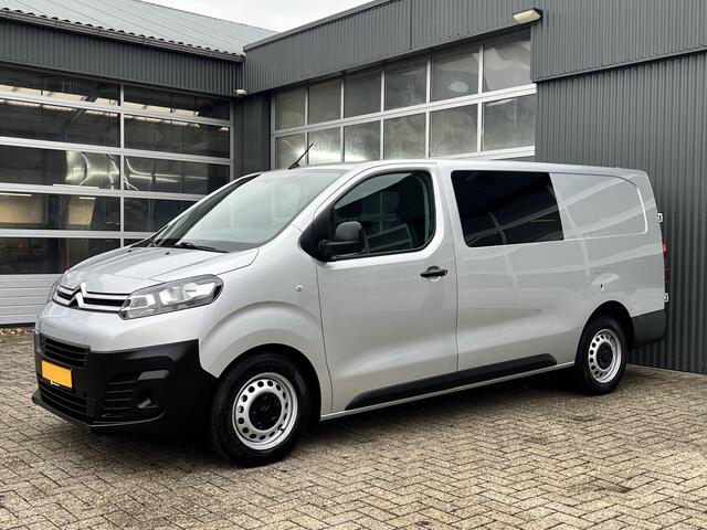 Citroen JUMPY 2.0 BlueHDI DC L2H1 Marge BTW en BPM vrij!! Airco Cruise controle Trekhaak 2500kg Navigatiesysteem 5-Persoons Parkeerhulp achter Apple carplay 1e eigenaar Euro 6 Bpm en Btw vrij voor particulier gebruik !!