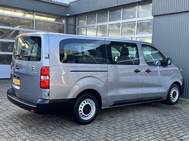Citroen JUMPY 1.5 BlueHDi XL Marge BTW en BPM vrij!! Airco Cruise controle Trekhaak 2500kg Navigatiesysteem Personenvervoer 8-Persoons Parkeerhulp achter Apple carplay 1e eigenaar Euro 6 Bpm en Btw vrij voor particulier