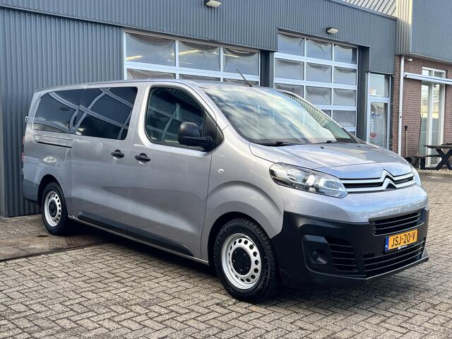 Citroen JUMPY 1.5 BlueHDi 120 XL Marge BTW en BPM vrij!! Airco Cruise controle Trekhaak 2500kg Navigatiesysteem Personenvervoer 9-Persoons Parkeerhulp achter Apple carplay 1e eigenaar Euro 6 Bpm en Btw vrij voor particulier