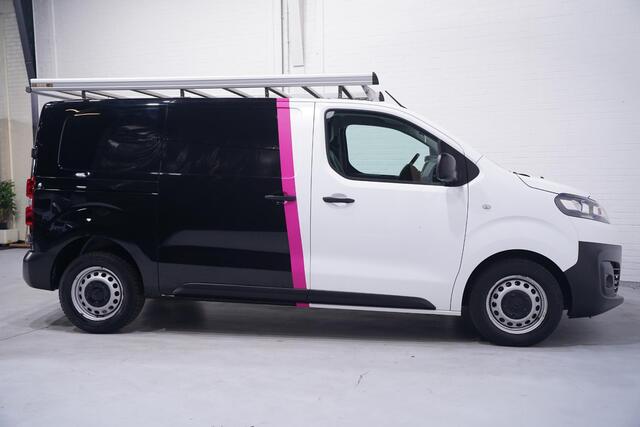 Citroen JUMPY 2.0 BlueHDI 120 pk L2 Zwart/Wit Navi, Trekhaak Airco, Imperiaal, PDC achter, NAP, 3-Zits