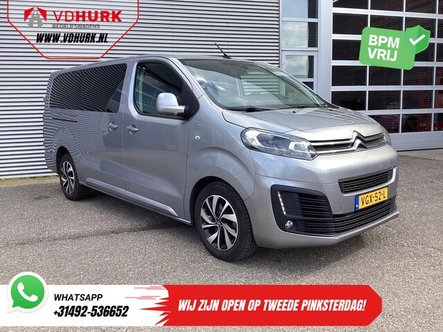 Citroen JUMPY 2.0 HDI 180 pk Aut. DC Dubbel Cabine Xenon/ Adapt.Cruise/ Standkachel/ 2x Schuifdeur/ Carplay/ Keyless/ Climate/ Camera/ Navi/ 17"LMV/ PDC/ Trekhaak