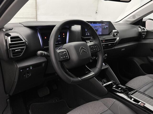 Citroen ë-C4 EV Shine 50 kWh 136PK | Navigatie | Achteruitrijcamera | Parkeersensoren Voor en Achter | Verwarmde Comfortstoelen | Full-LED Koplampen | Keyless Entry/Start | Dodehoek Detectie | Adaptieve Cruise Control | 18" Lichtmetalen Velgen | Apple Carplay/Android 