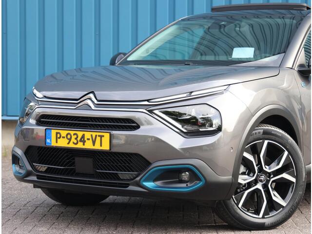Citroen ë-C4 Shine 50 kWh 136PK | Head-Up Display | Cruise Control | Camera | Glazendak | Keyless | AppleCarPlay/AndroidAuto | Stoel/stuur/Voorruitverwarmd | Lederen/Stoffenbekleding |