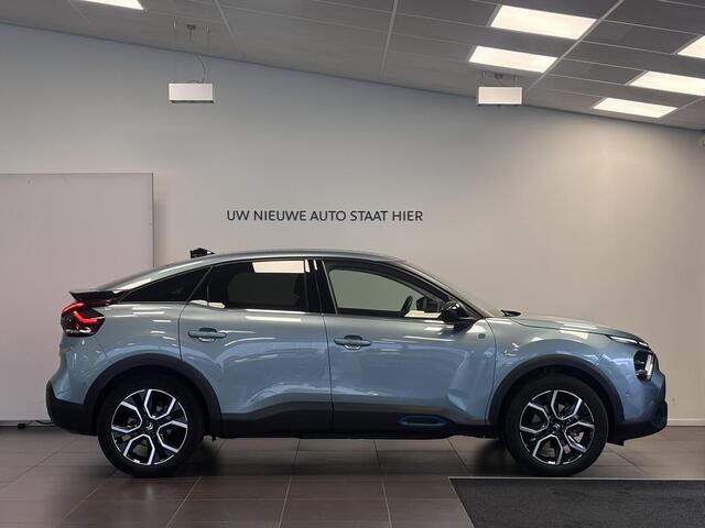 Citroen ë-C4 Shine 50kWh EV 136pk AUTOMAAT | UNIEKE KM-STAND! | LEDER | ADAPTIVE CRUISE | NAVI | STOEL+STUURVERW. | APPLE CARPLAY / ANDROID AUTO | CAMERA | CLIMA | DAB+
