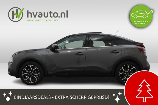 Citroen ë-C4 SHINE 50 KWH 3-FASE NIEUW! | Panoramadak | Massage | Leer
