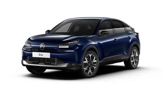 Citroen ë-C4 Business 156pk Extended range 54 kWh I NAVIGATIE I ACHTERUITRIJCAMERA I PARKEERSENSOREN VOOR & ACHTER I STOELVERWARMING + VOORRUIT VERWARMING I COMFORT SEATS & COMFORT VERING I RIJKLAAR ¤ i Zie KM.stand in auto