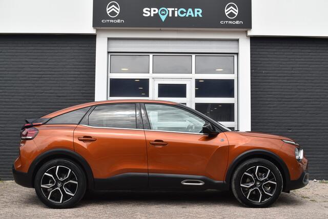 Citroen ë-C4 Shine 50 kWh | Navigatie | Apple Carplay & Android Auto | Camera | Parkeersensoren voor en achter | Dodehoekdetectie | Head Up Display | Stoelverwarming | Lichtmetaal | Zeer Compleet!