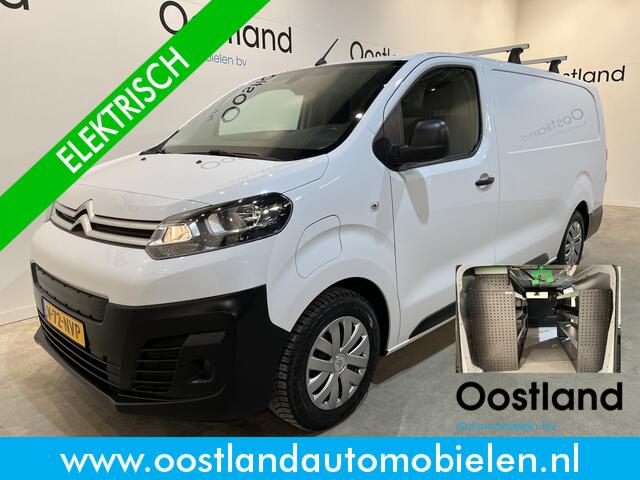 Citroen ë-Jumpy L3 136 75 kWh / 100% Elektrisch !! / Kast-inrichting / Airco / Cruise Control / Klep / 3-Zits / 31.500 KM !!
