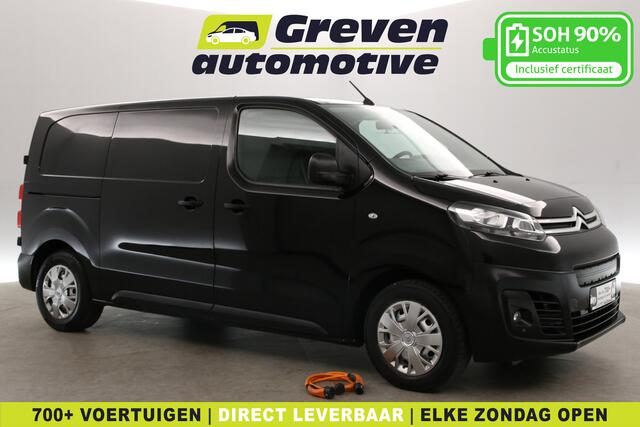 Citroen ë-Jumpy L2H1 75 kWh | Snelladen | SOH 90% | Airco | Cruise | Camera | Carplay | 2xSchuifdeur | 3 Zits | Trekhaak