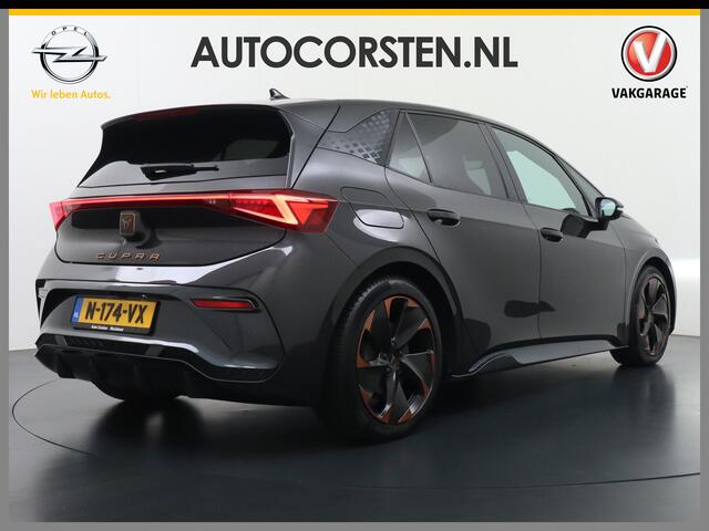 Cupra Born Adrenaline One 62kWh 3 Fase 204PK SOH 92% Sport Stoelen+Verwarmd Apple Carplay Android Adap.Cruise Navi Camera 19" Pdc-a+v LED ParkAssist Ecc Keyless Advanced Front assist Sport-Onderstel Onlineservices Privacy Glas E-sound luidspr v e-call Led AEB Bots-W