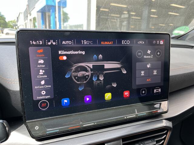 Cupra Formentor 1.4 e-Hybrid VZ Performance / AUTOMAAT/ 245 PK/ PANO/ CAMERA 360/ APP-CONNECT/ STUUR + STOEL VERWARM./ PARK. SENSOREN V+A/ KEYLESS/ NAVI/ ACC/ DAB/ DRIVE SELECT/ LED/ DCC/ DIGITAL DASH/ ISOFIX/ 19'' LMV