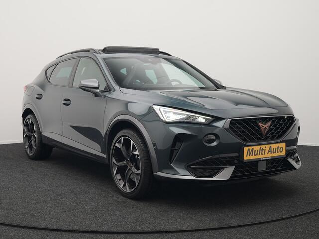 Cupra Formentor 1.4 e-Hybrid VZ Performance 245pk Plug In Hybrid Dealer O.H. PHEV | Panodak | Lederen Sportstoelen Verwarmd | Trekhaak af Fabriek | Adaptive Cruise | Virtual | Sfeerverlichting | Navigatie | Apple Carplay | Stoel & Stuurverwarming | L.M. 19" |